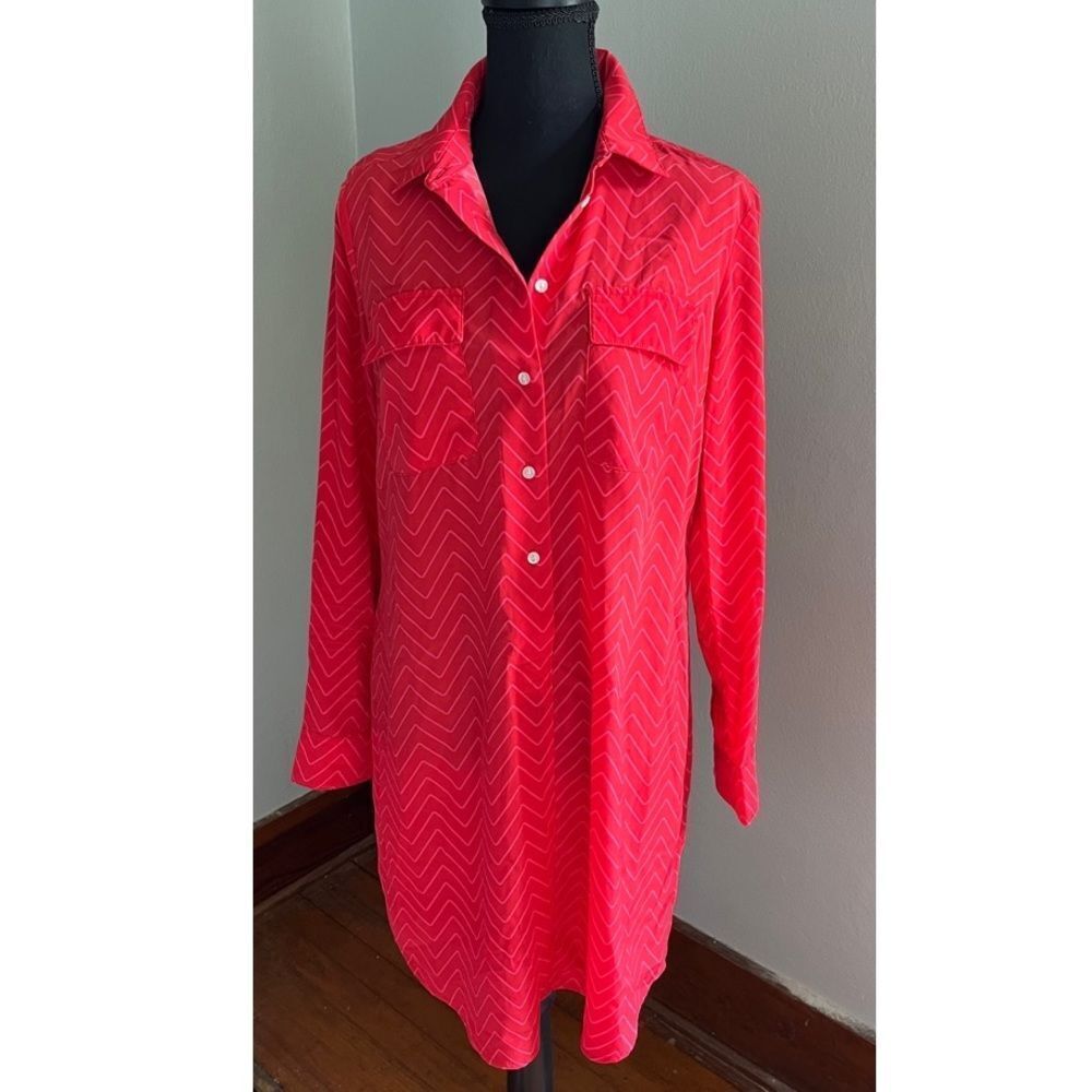 Gap Long Sleeve Collared Shirt Dress‎